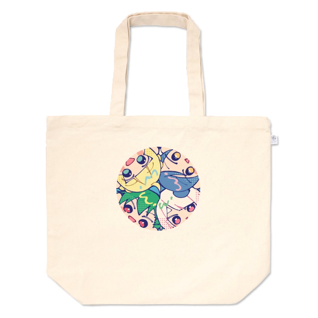 もち&ミニ夏オワ🌻トートバッグ