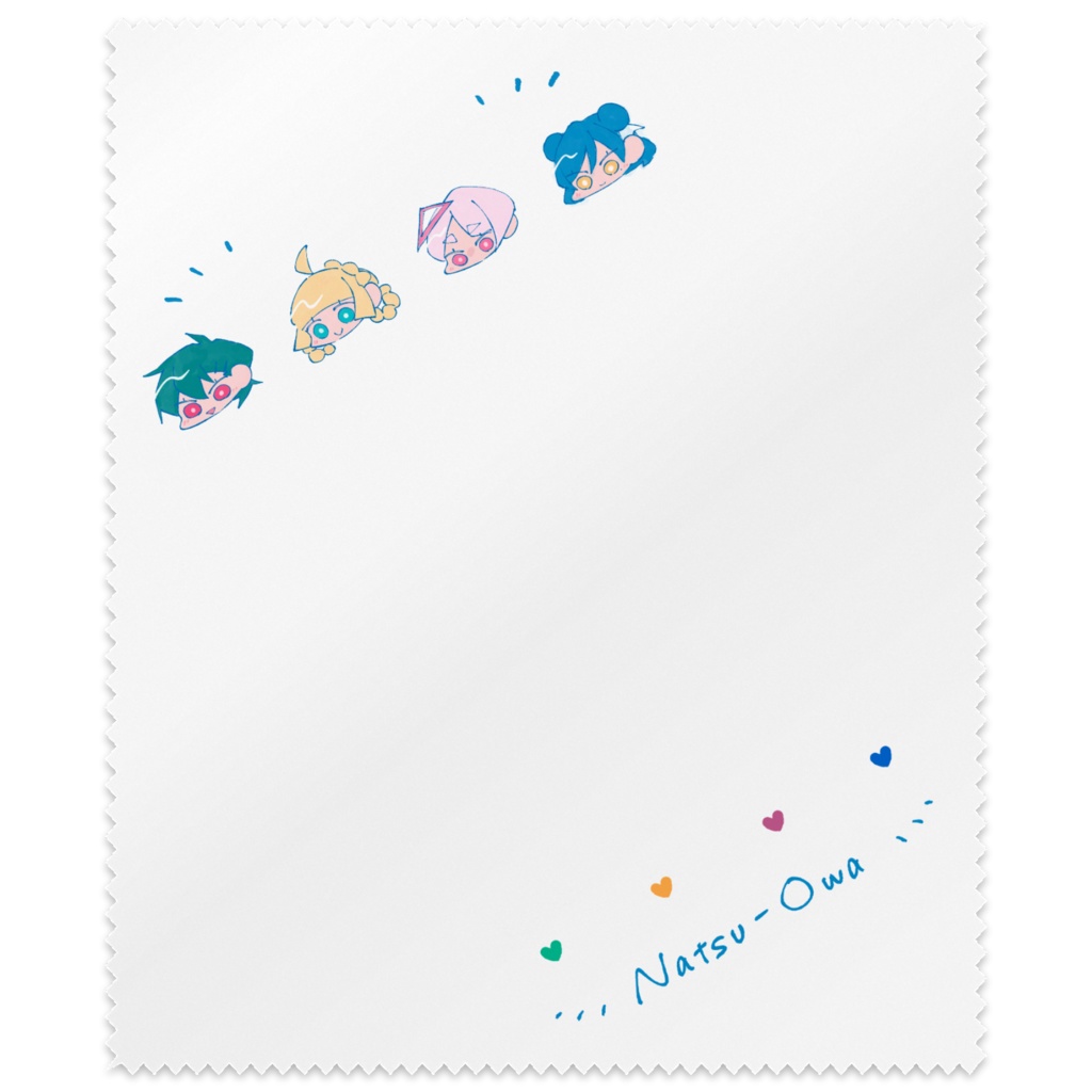 もち&ミニ夏オワ🌻メガネ拭き