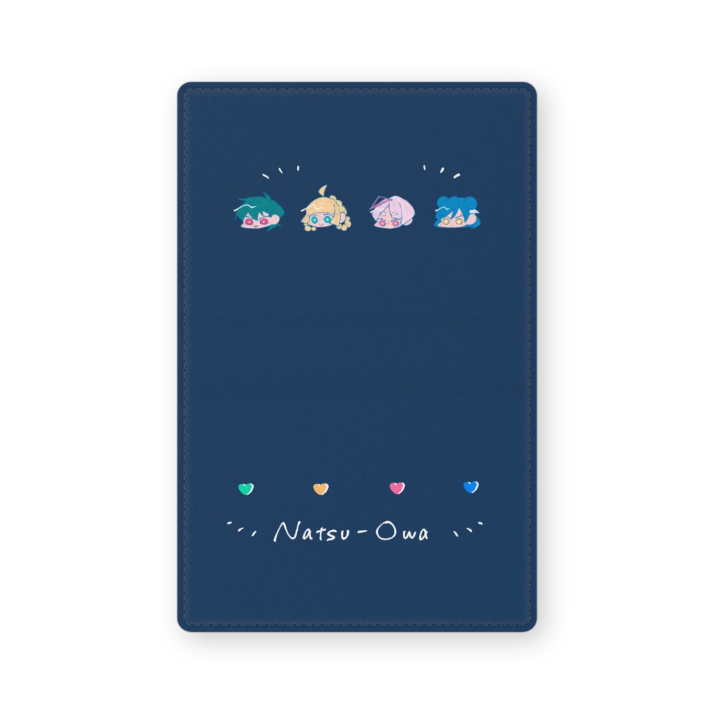 もち&ミニ夏オワ🌻レザー製名刺入れ