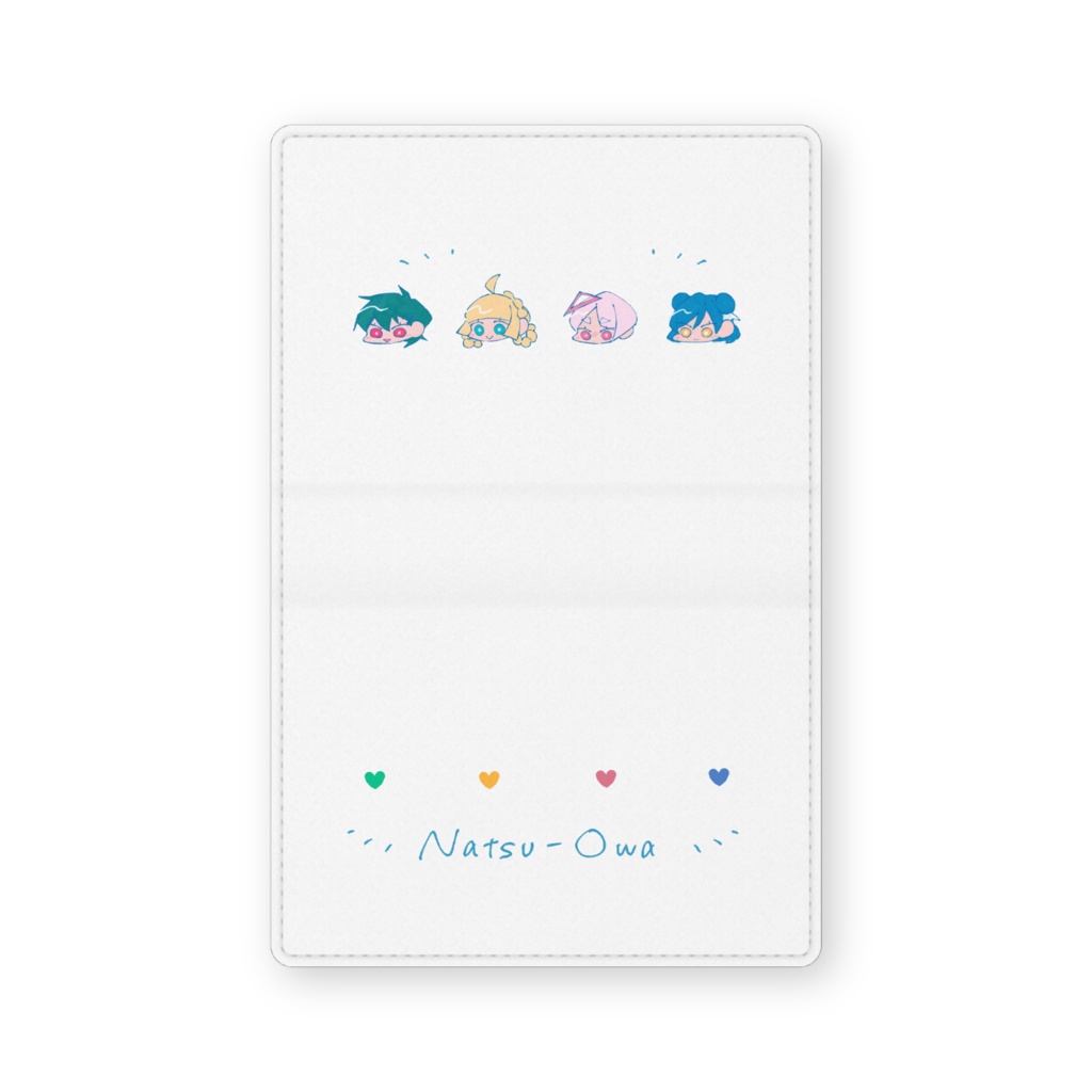 もち&ミニ夏オワ🌻レザー製名刺入れ