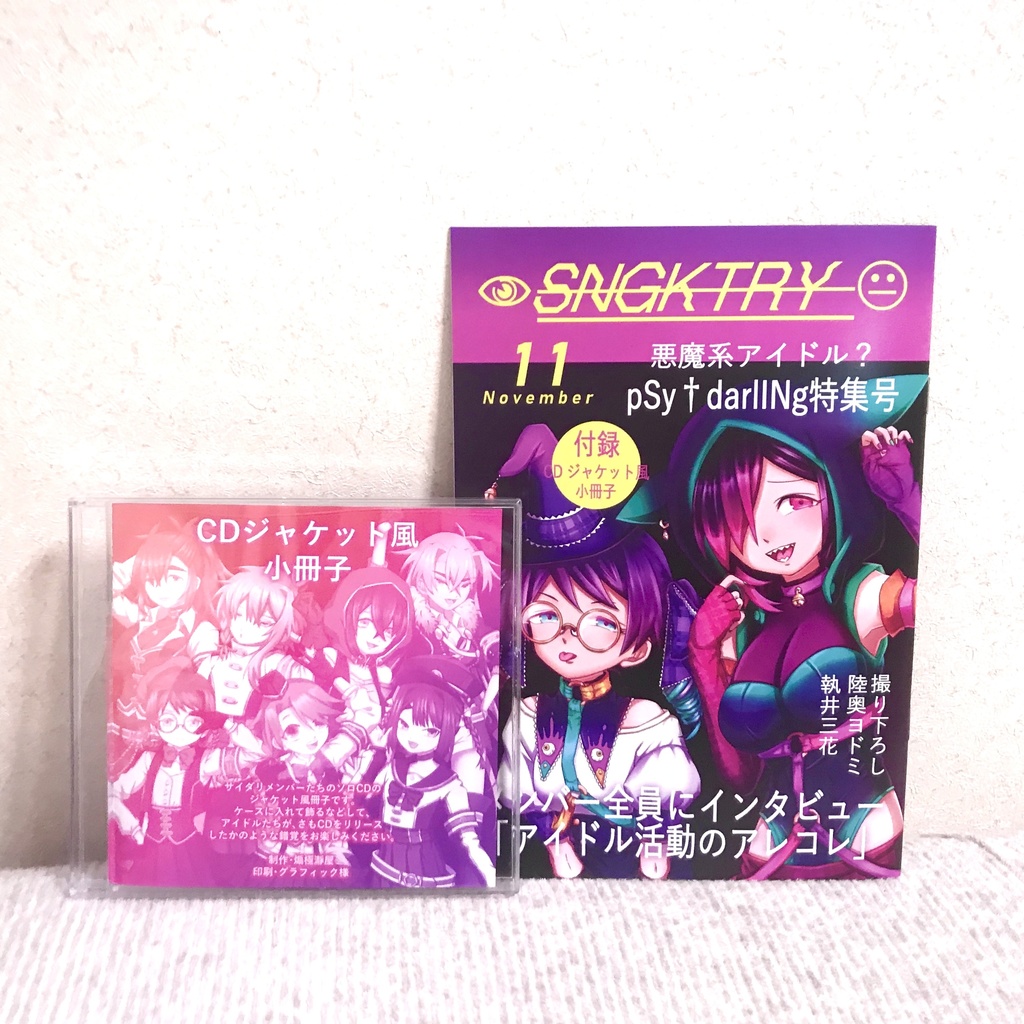 pSy†darlINg インタビュー雑誌【CDジャケットっぽい冊子付き】