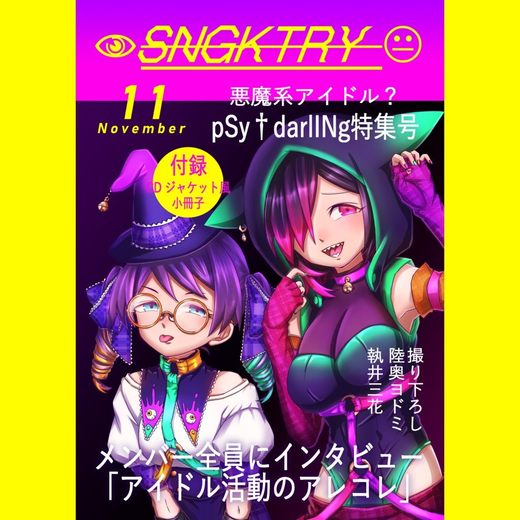 pSy†darlINg インタビュー雑誌【CDジャケットっぽい冊子付き】