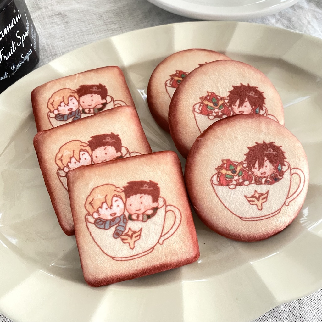 クッキー缶バッジ