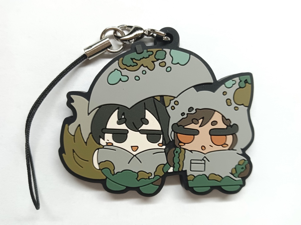 狐雨なかよしラバーストラップ