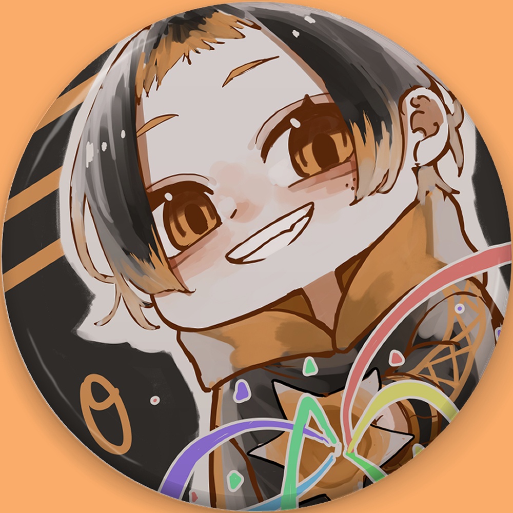 缶バッジ02　ハッピーバースデー　