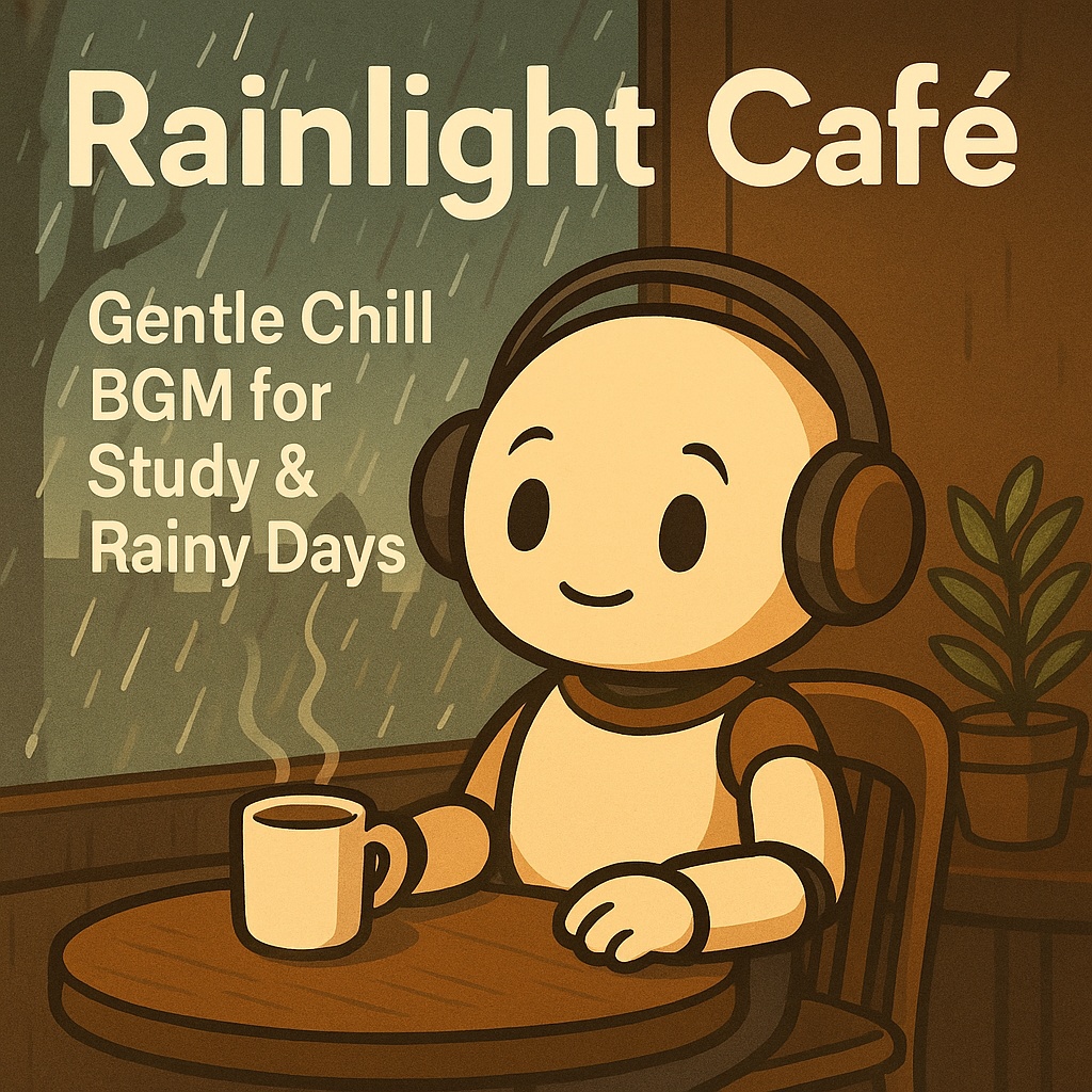 【1時間ループBGM】Rainlight Café｜雨音とピアノの静かな癒しジャズ（MP3・広告なし）