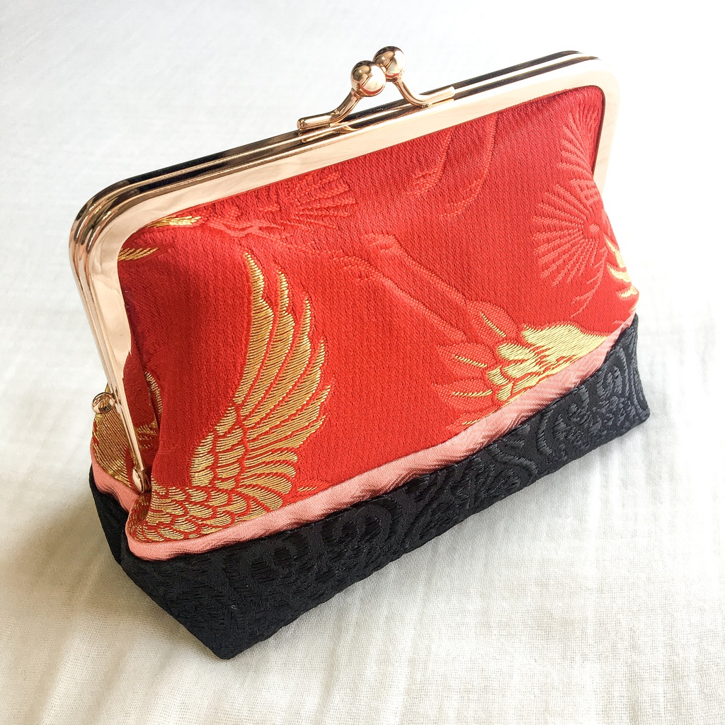 【剣が刻】金襴がま口…『鴇羽』