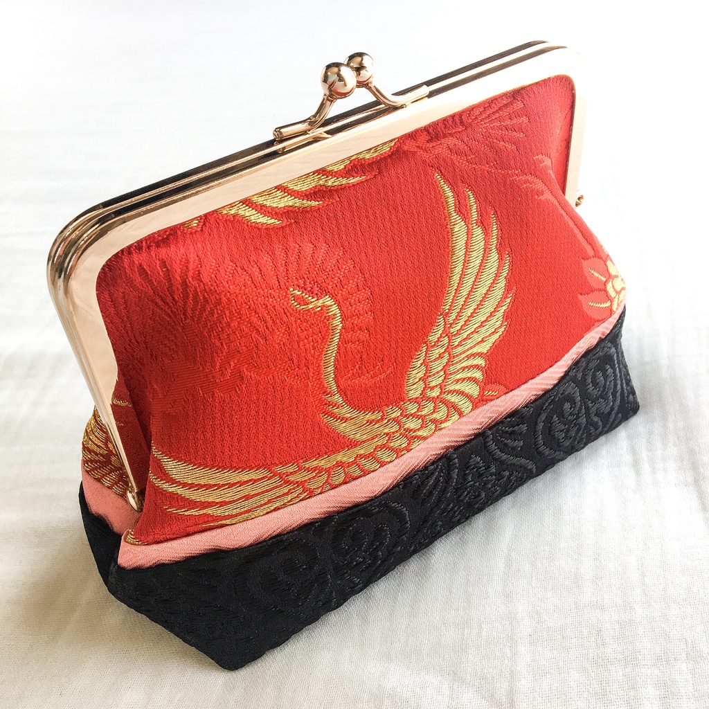 【剣が刻】金襴がま口…『鴇羽』