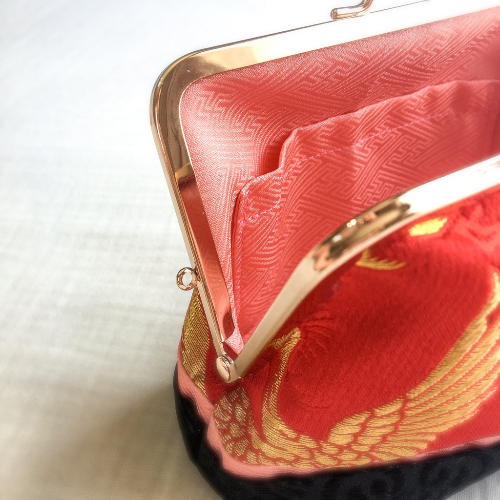 【剣が刻】金襴がま口…『鴇羽』