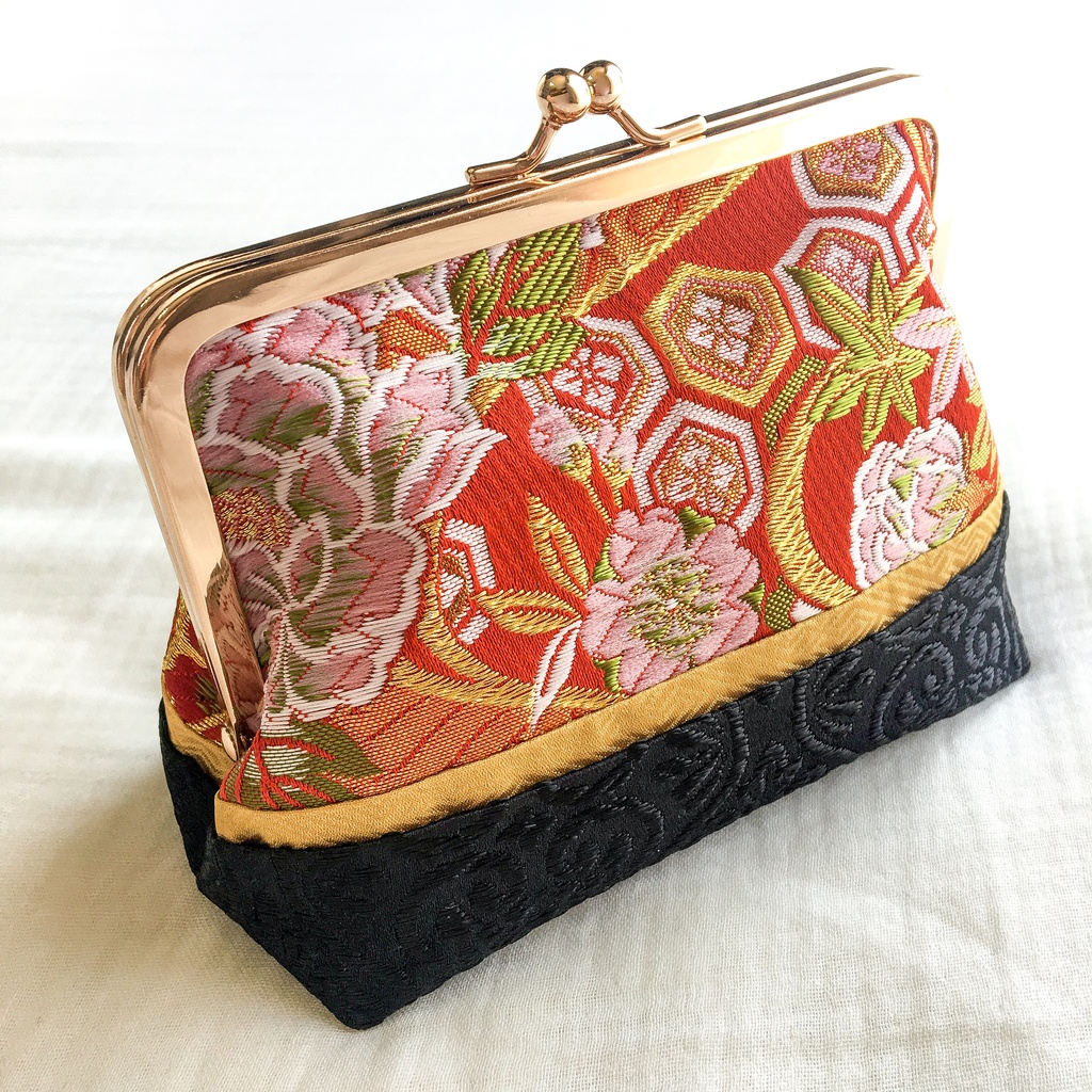 【剣が刻】金襴がま口…『狩野探幽』