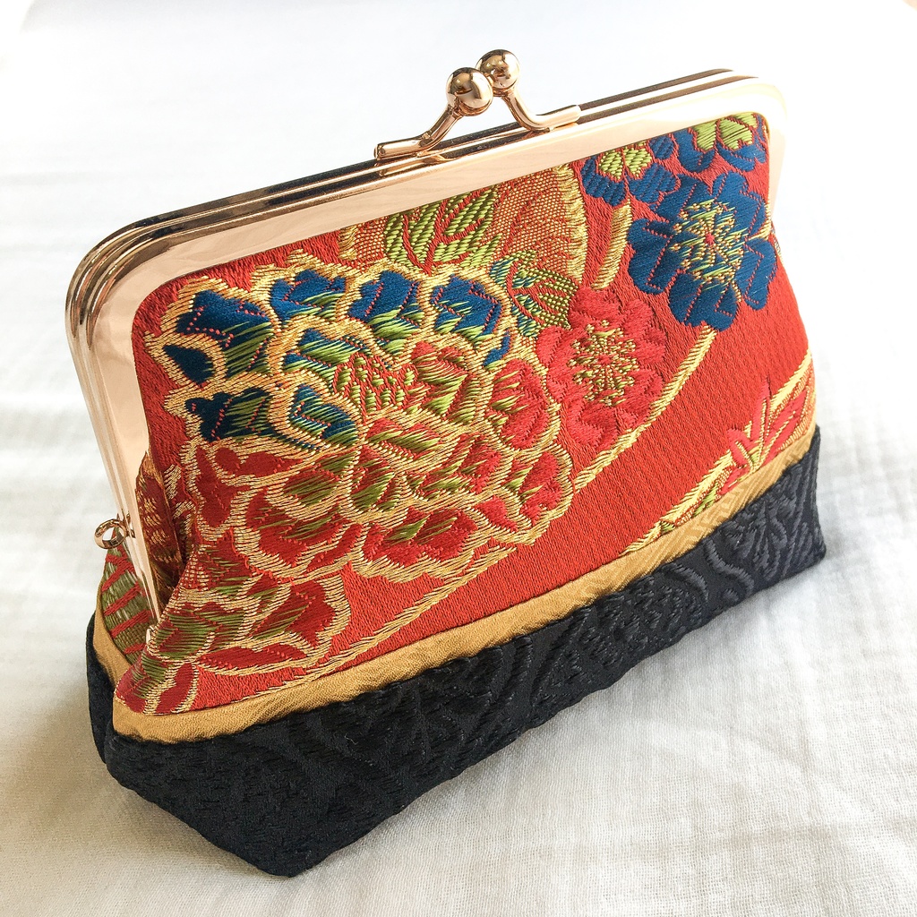 【剣が刻】金襴がま口…『狩野探幽』