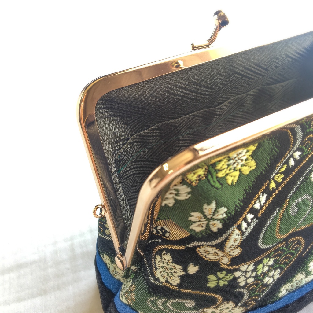 【剣が刻】金襴がま口…『青波征一郎』