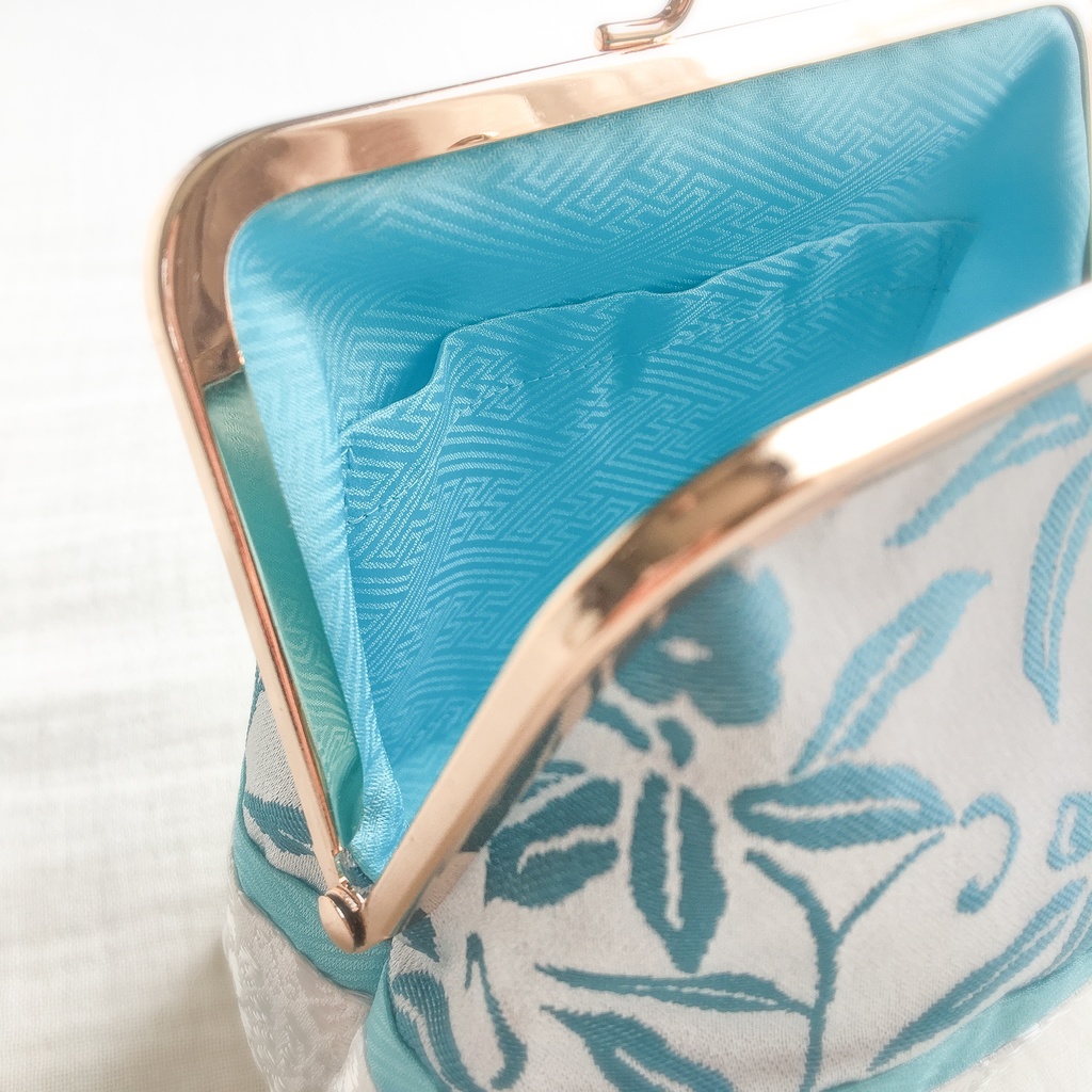 【剣が刻】金襴がま口…『葵』