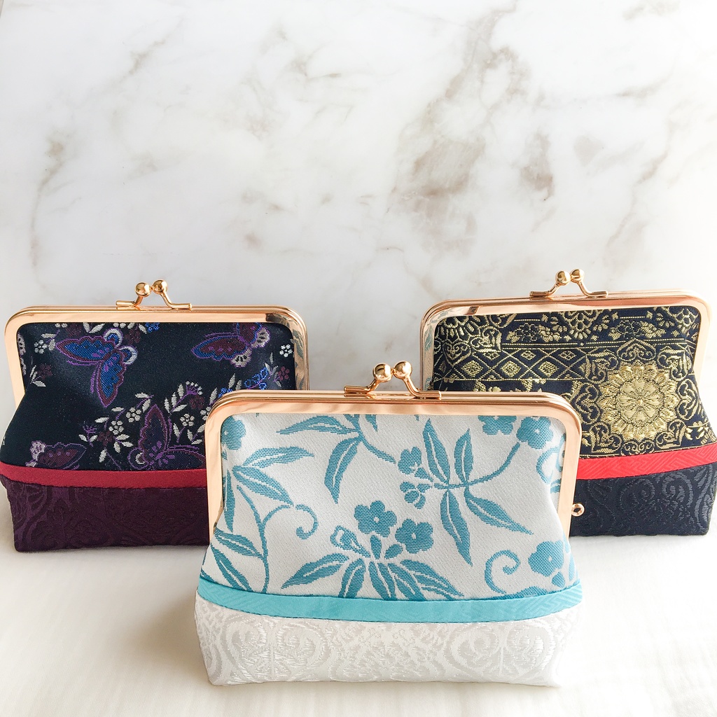 【剣が刻】金襴がま口…『樒』