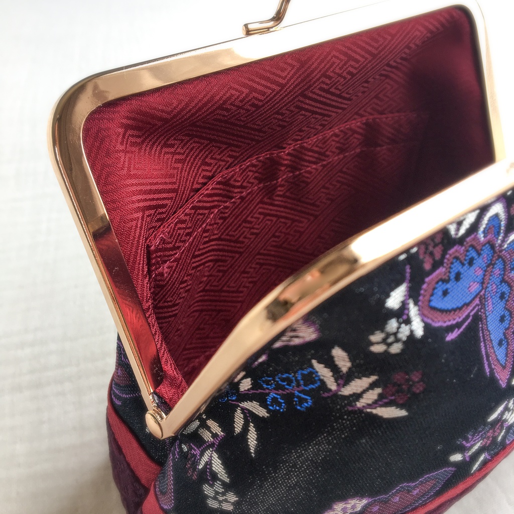 【剣が刻】金襴がま口…『卯蝶』