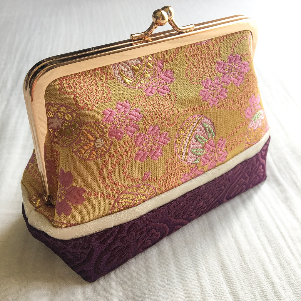 【剣が刻】金襴がま口…『日鞠』