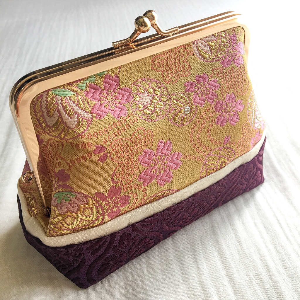 【剣が刻】金襴がま口…『日鞠』