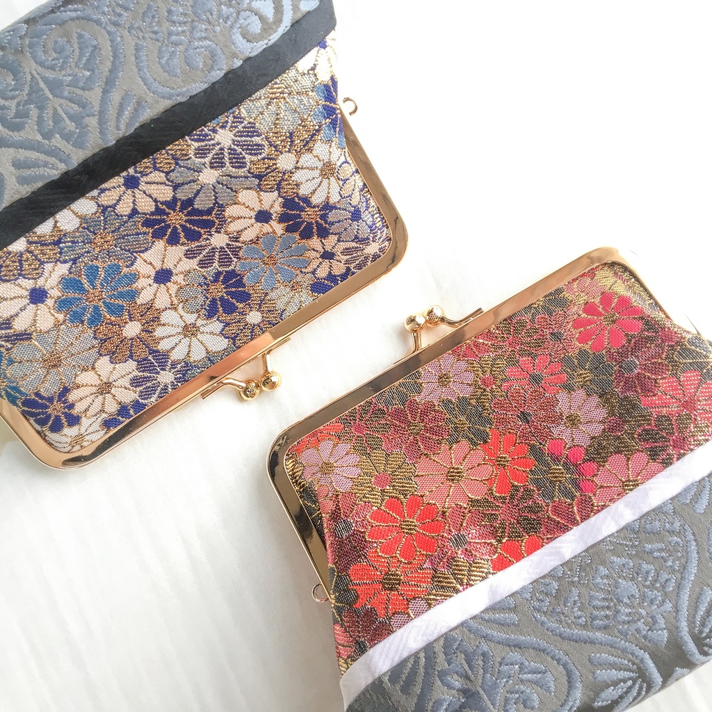 【剣が刻】金襴がま口…『浪』