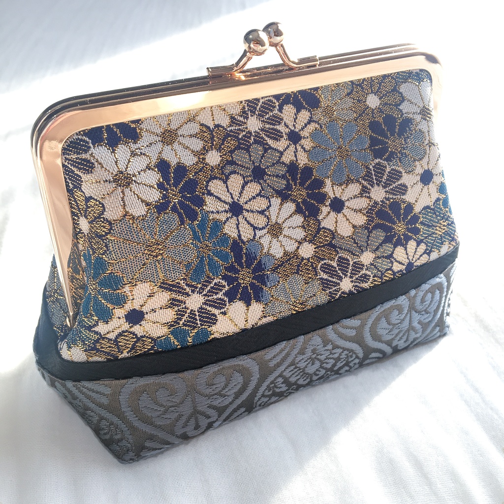 【剣が刻】金襴がま口…『浪』