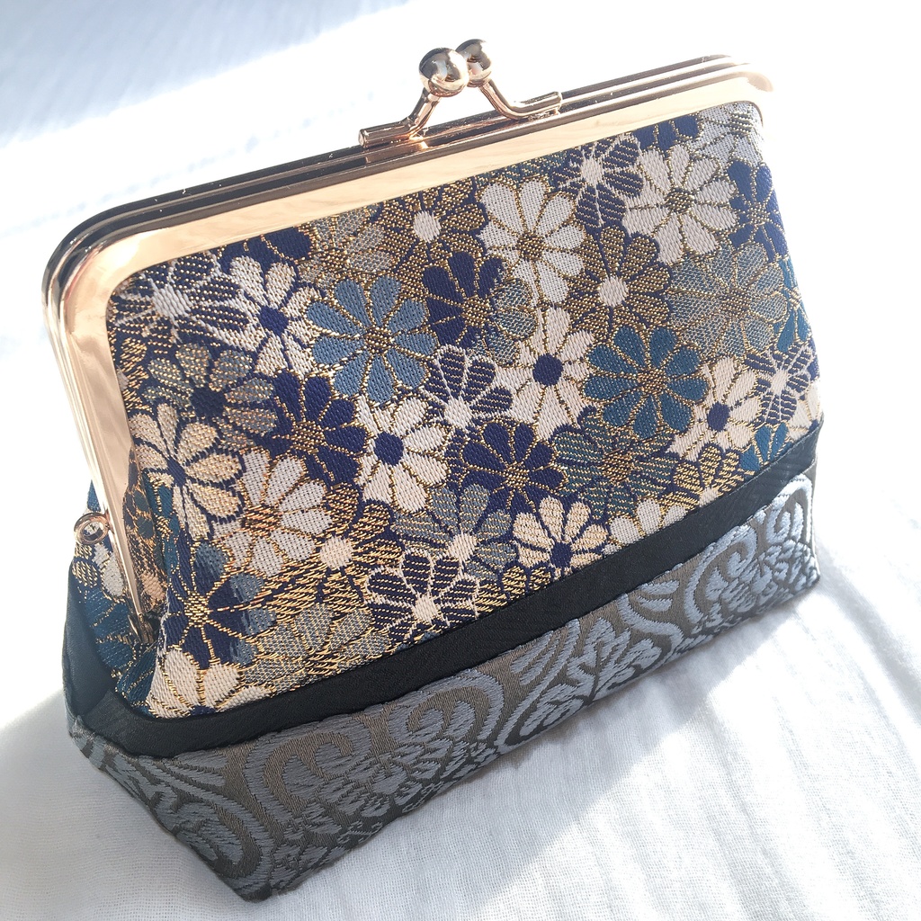 【剣が刻】金襴がま口…『浪』