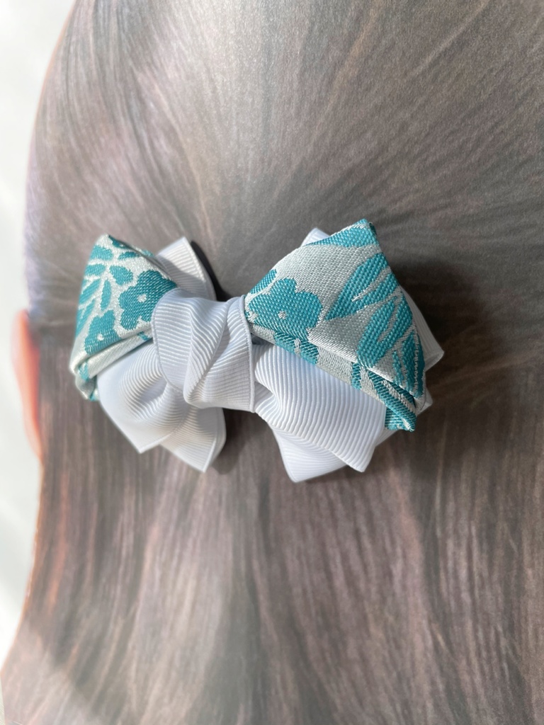 【剣が刻】金襴バレッタ…『葵』