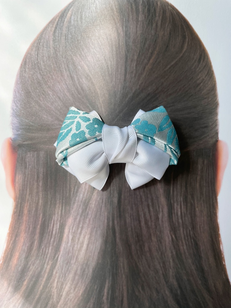 【剣が刻】金襴バレッタ…『葵』