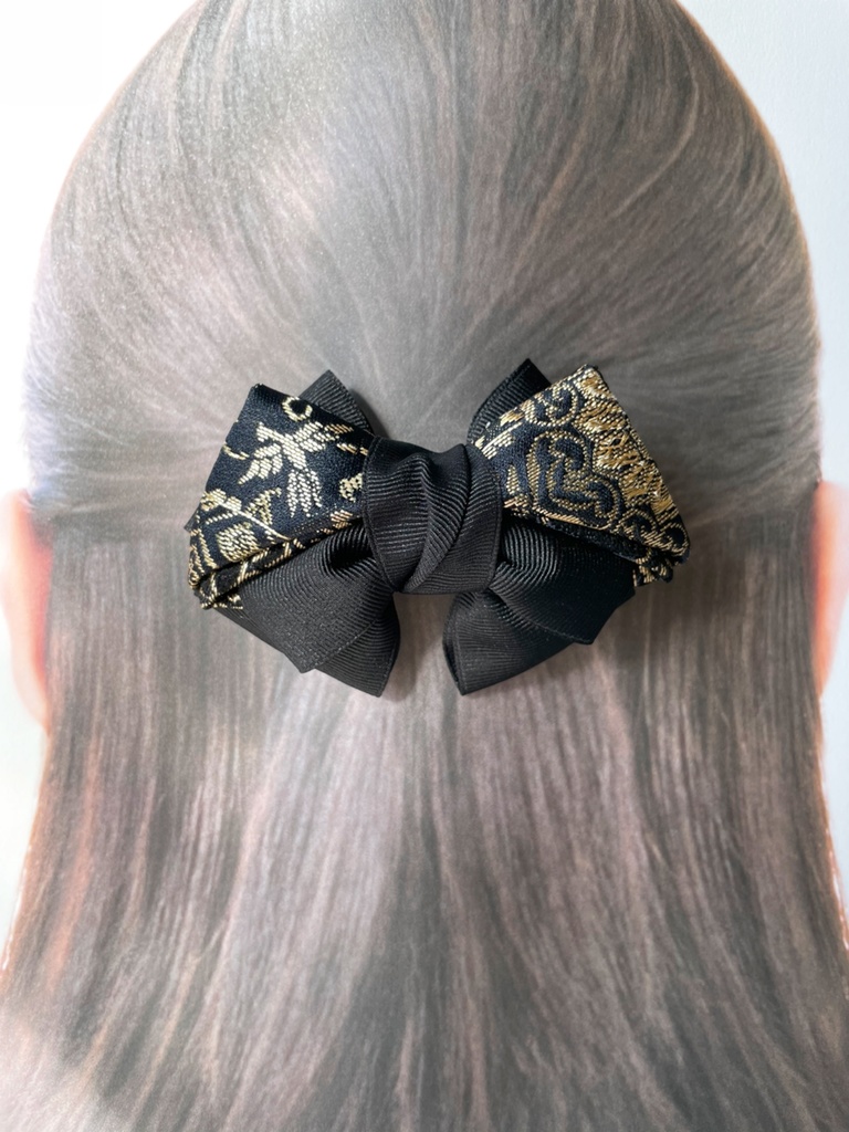 【剣が刻】金襴バレッタ…『樒』