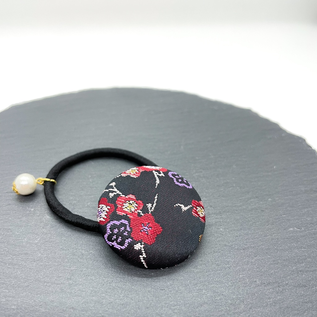 【剣が刻】金襴ヘアゴム…『珠』