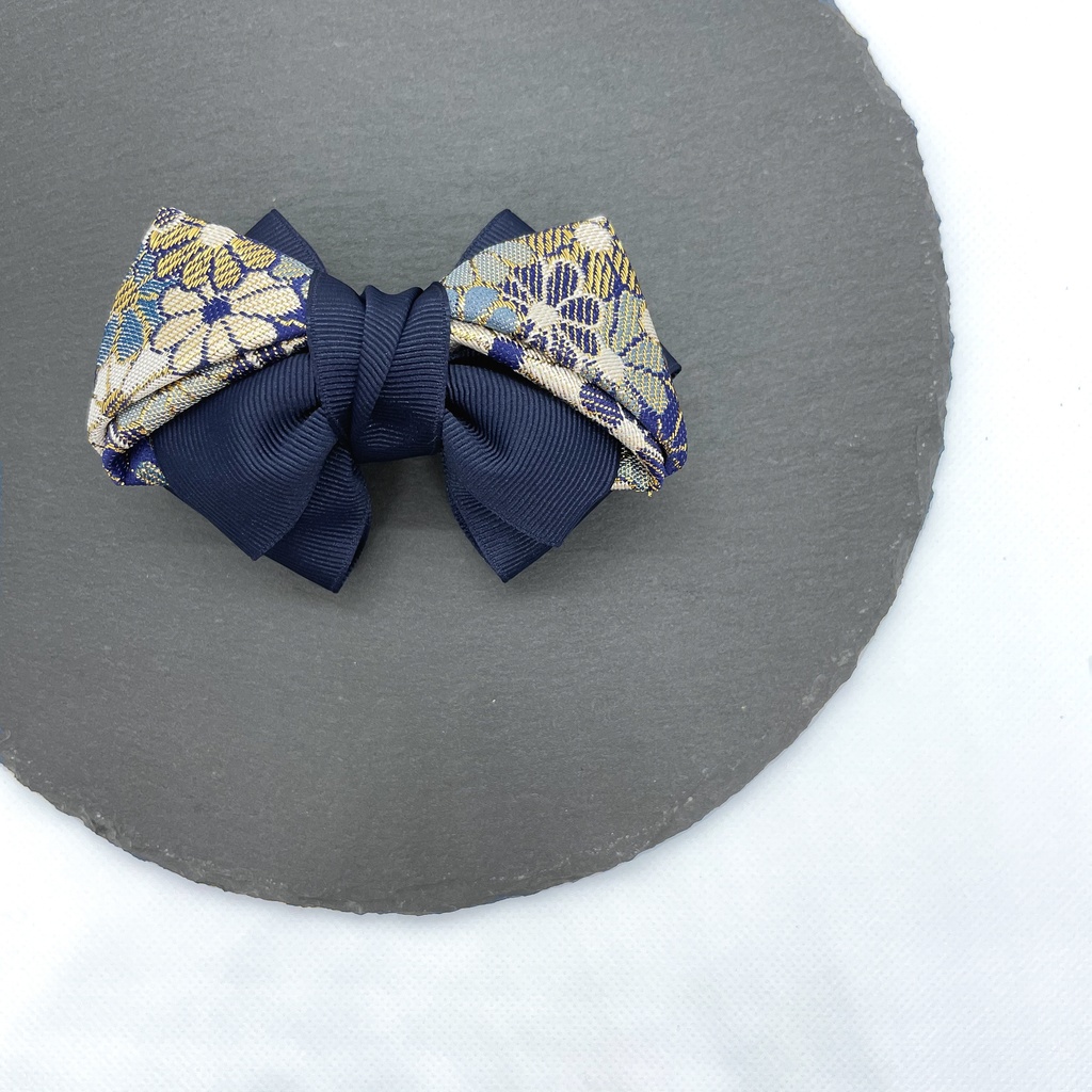 【剣が刻】金襴バレッタ…『浪』