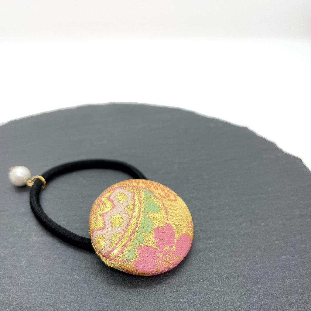 【剣が刻】金襴ヘアゴム…『日鞠』