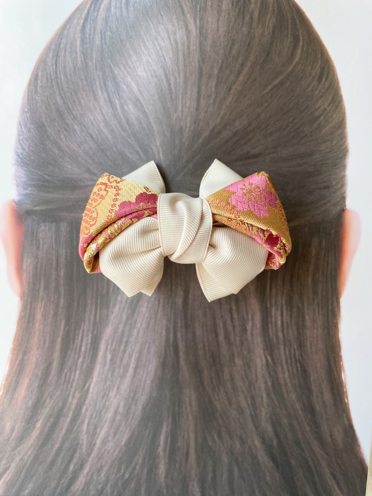 【剣が刻】金襴バレッタ…『日鞠』