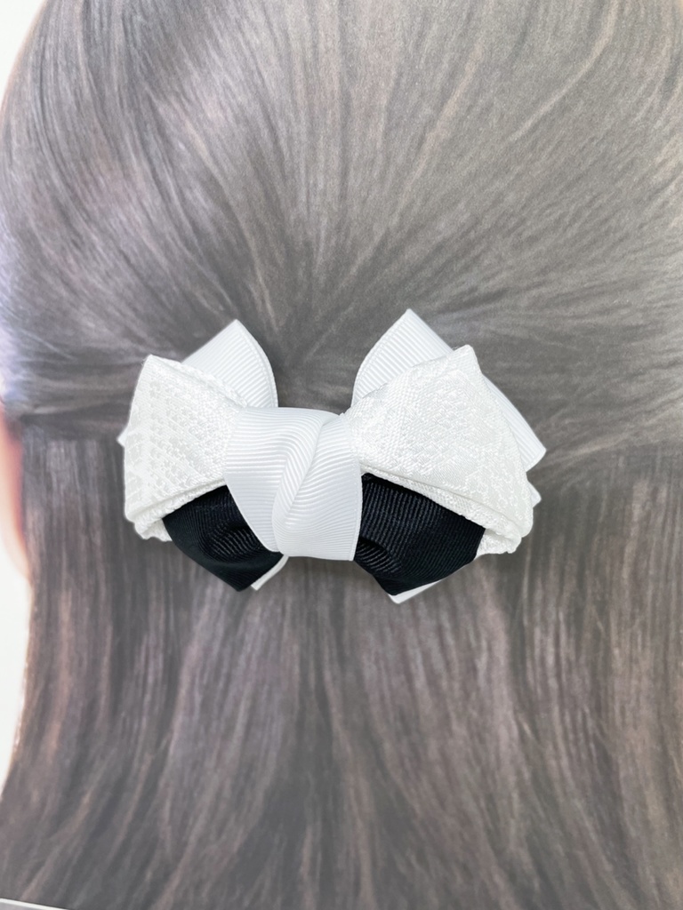 【剣が刻】金襴バレッタ…『萩嵐雪』