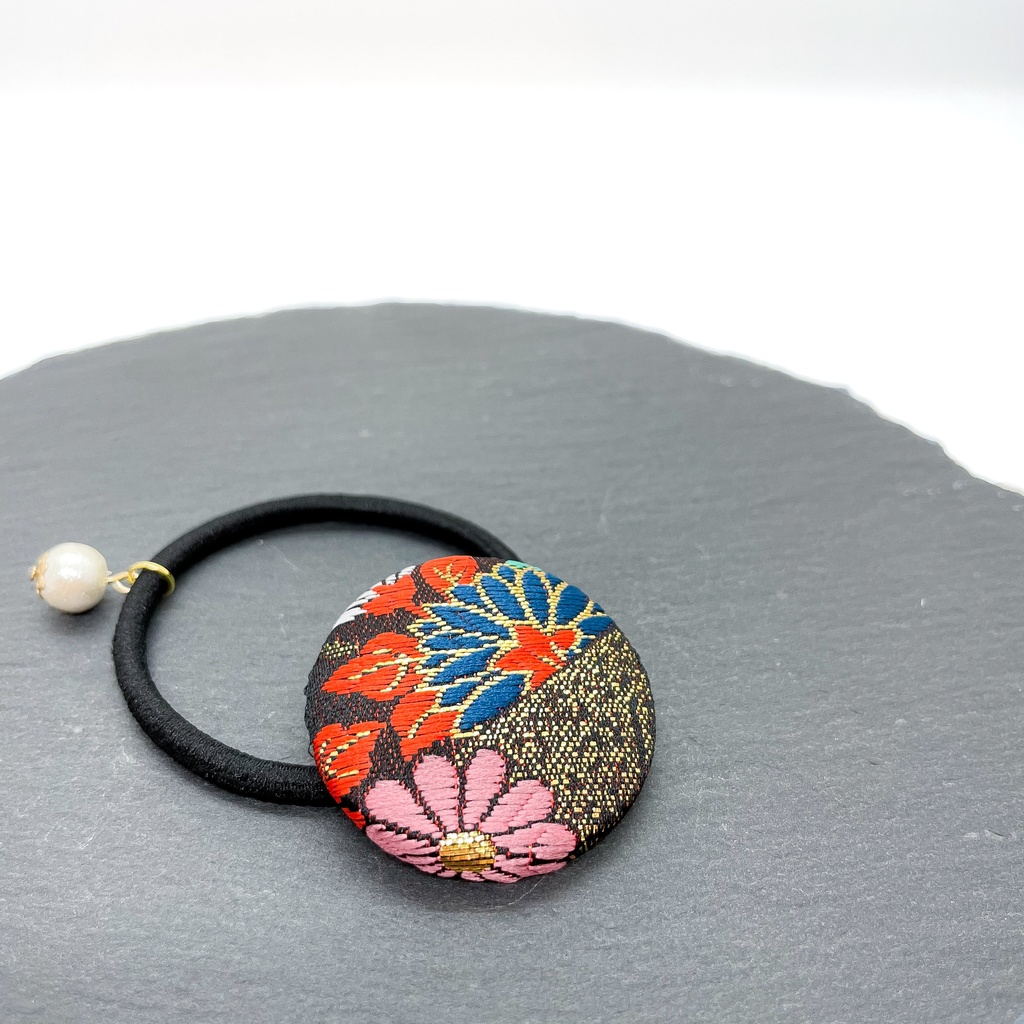 【剣が刻】金襴ヘアゴム…『蛭子神』