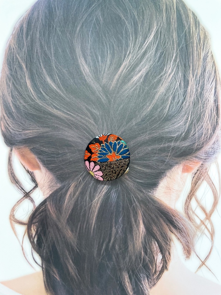 【剣が刻】金襴ヘアゴム…『蛭子神』