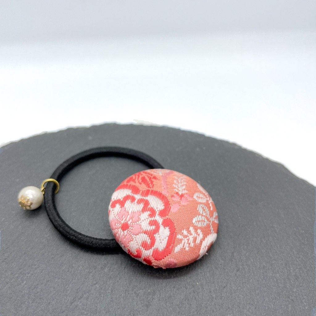 【剣が刻】金襴ヘアゴム…『梢姫』