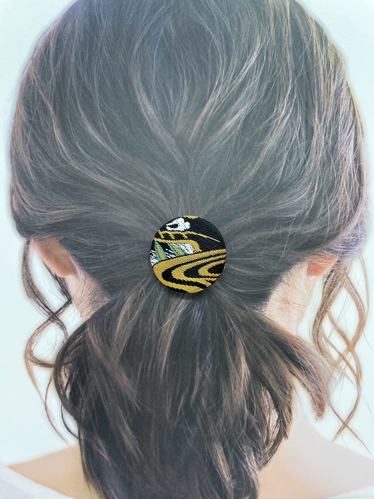 【剣が刻】金襴ヘアゴム…『蛟』