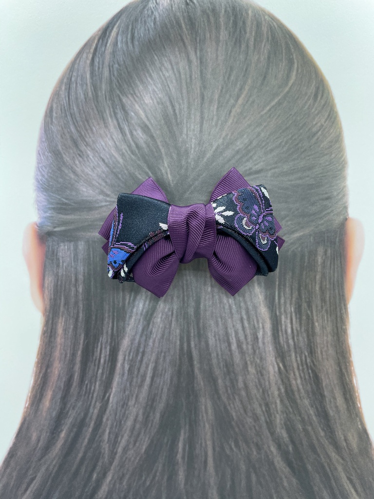 【剣が刻】金襴バレッタ…『卯蝶』