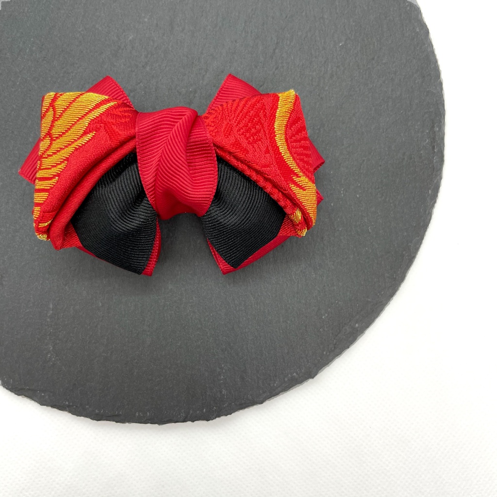 【剣が刻】金襴バレッタ…『鴇羽』