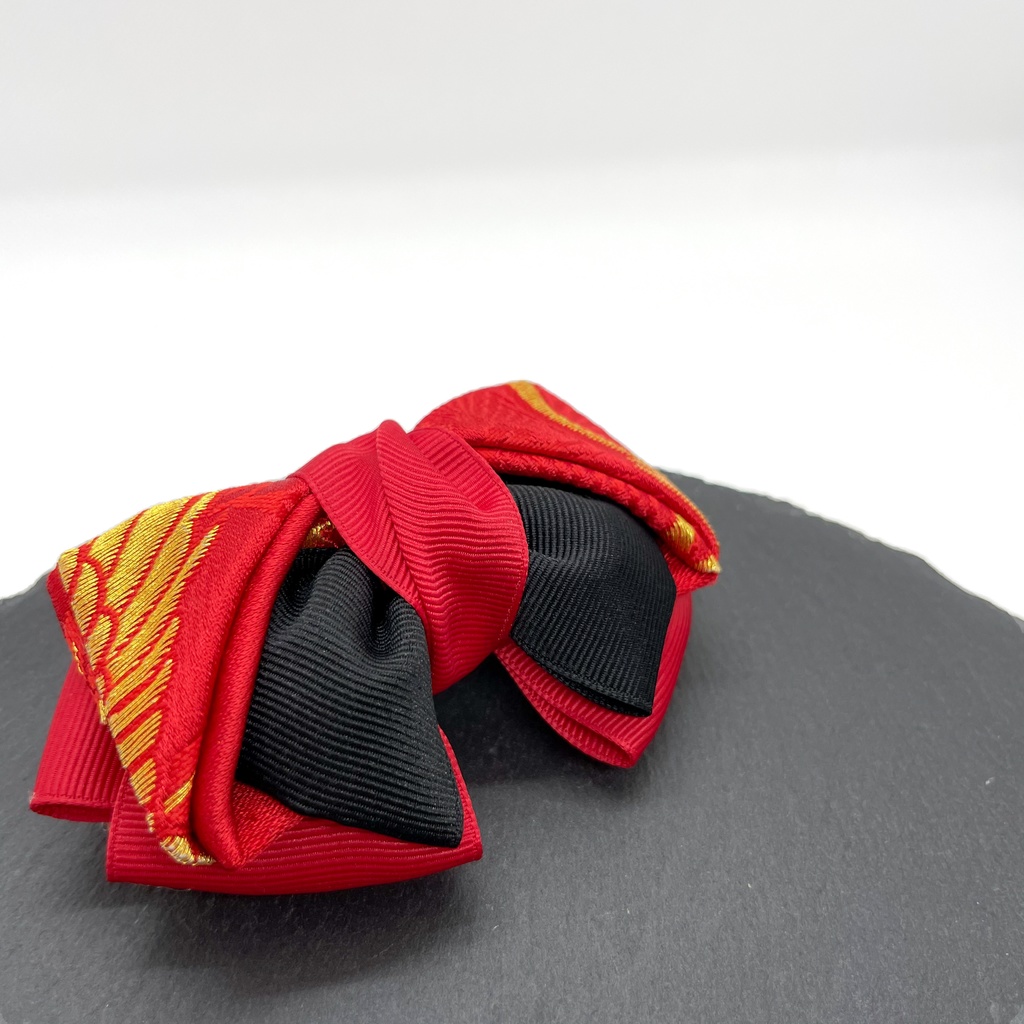 【剣が刻】金襴バレッタ…『鴇羽』