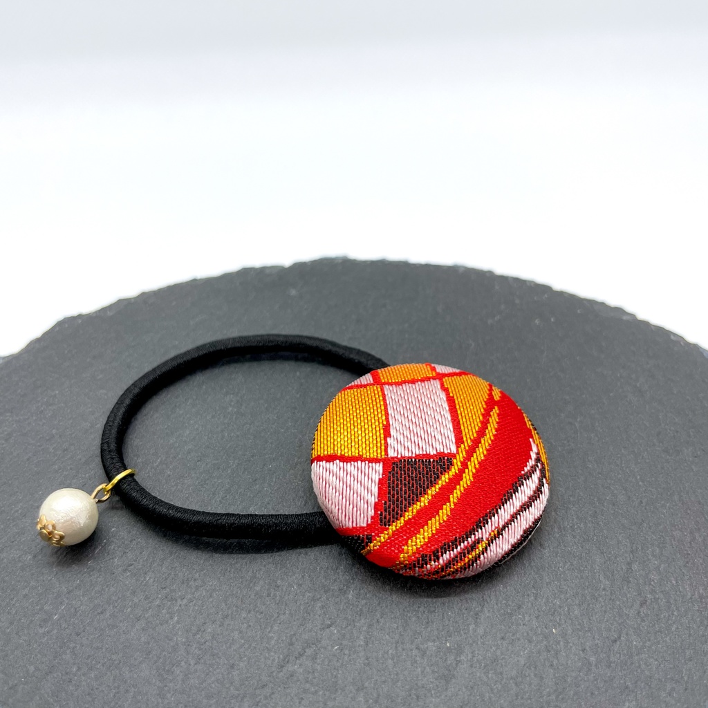 【剣が刻】金襴ヘアゴム…『荒木又右衛門』