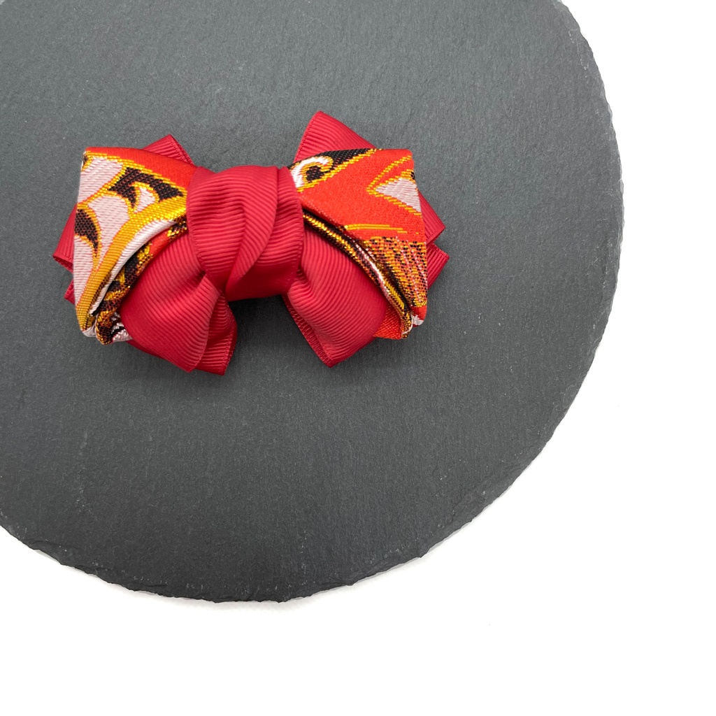 【剣が刻】金襴バレッタ…『荒木又右衛門』