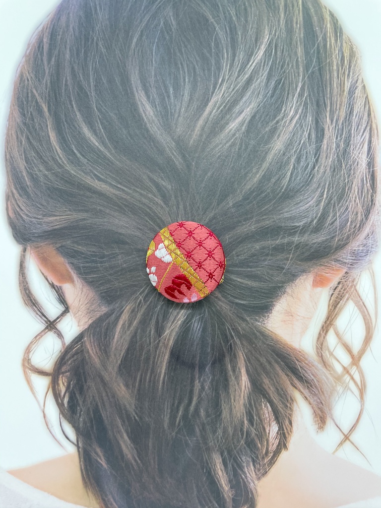 【剣が刻】金襴ヘアゴム…『歌京音丸』