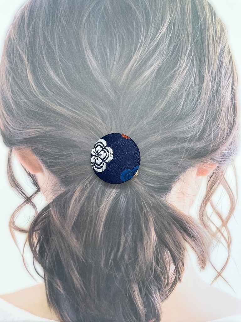 【剣が刻】金襴ヘアゴム…『琉胡』