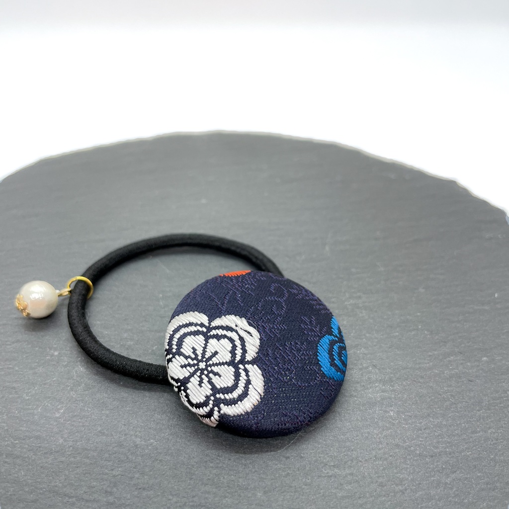 【剣が刻】金襴ヘアゴム…『琉胡』