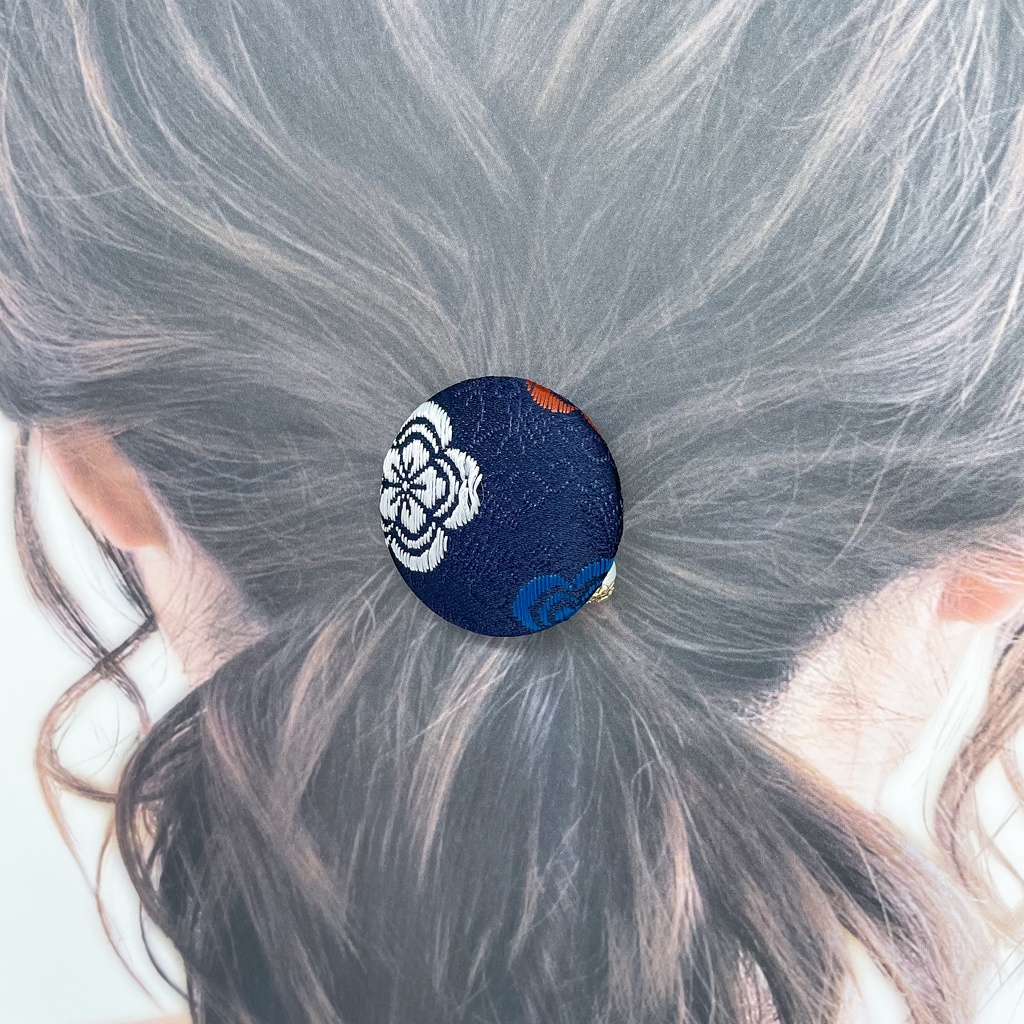 【剣が刻】金襴ヘアゴム…『琉胡』