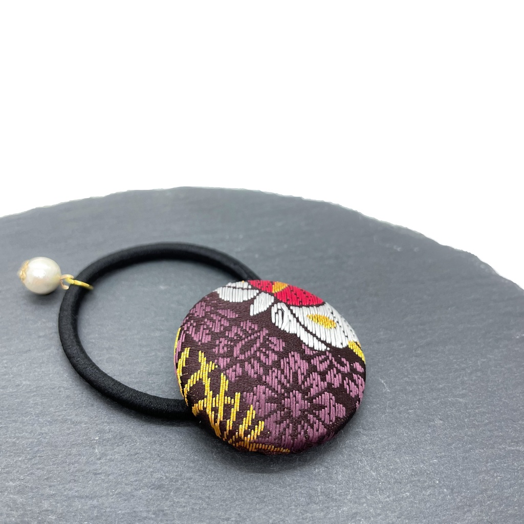 【剣が刻】金襴ヘアゴム…『伊吹』