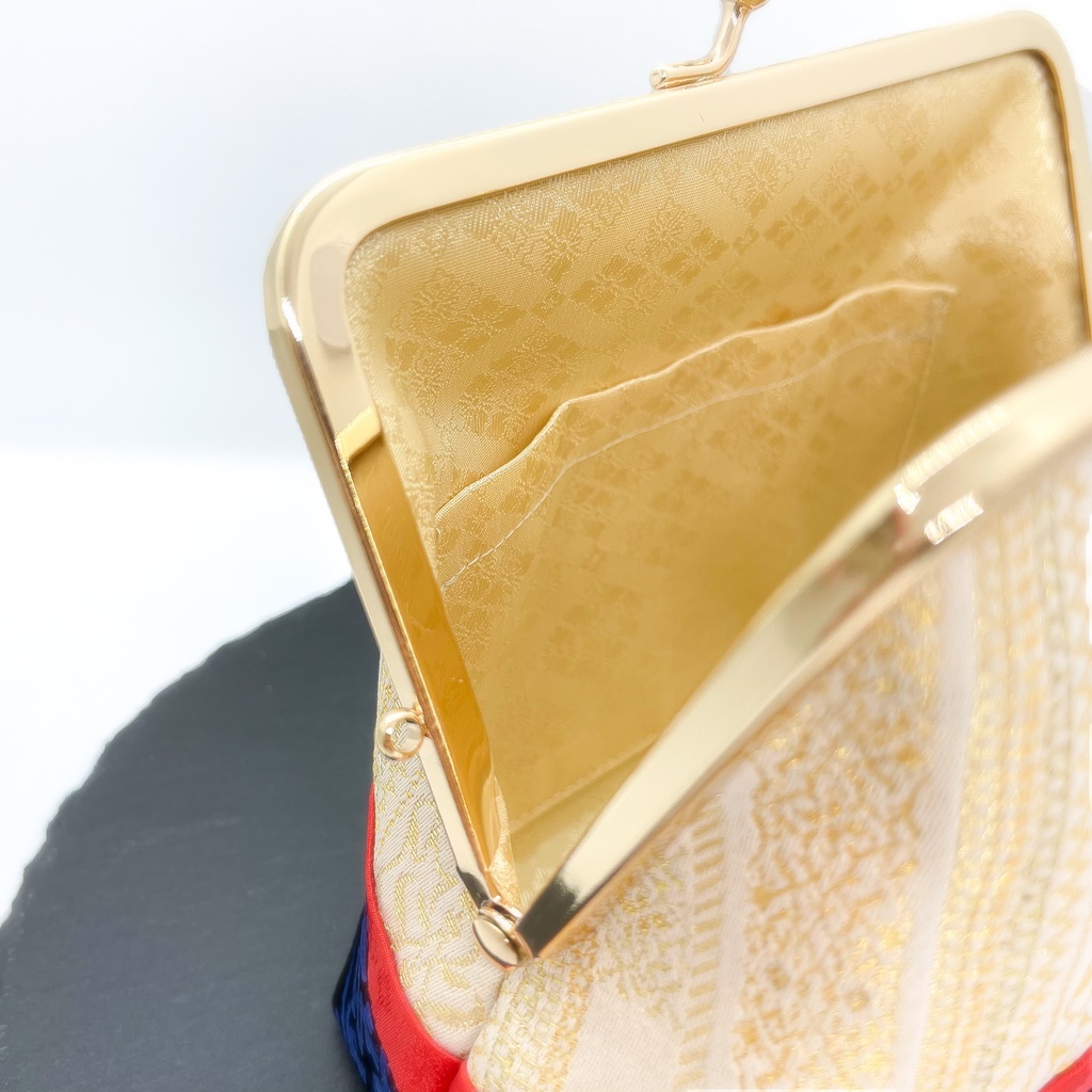 【剣が刻】金襴がま口…『フランソワ・カロン』