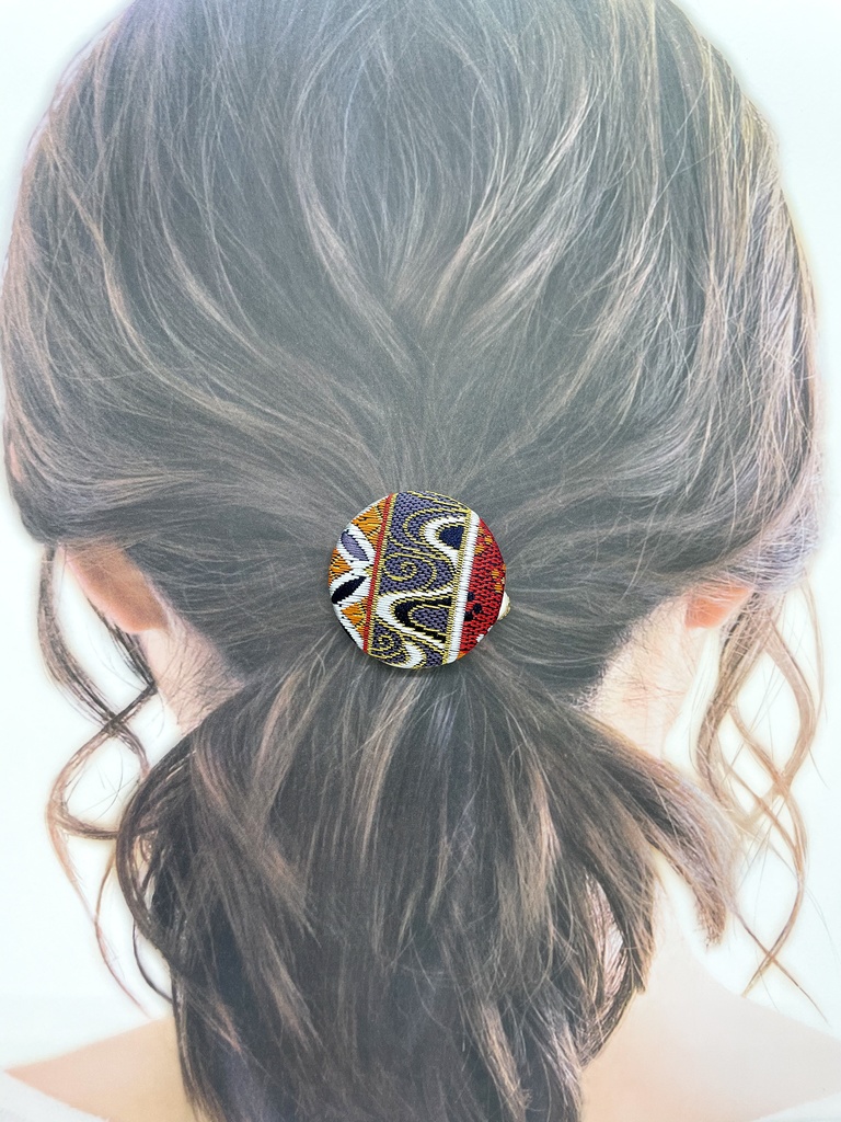 【剣が刻】金襴ヘアゴム…『相模坊』