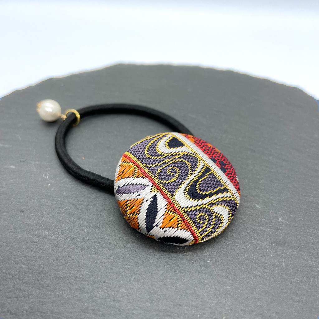 【剣が刻】金襴ヘアゴム…『相模坊』