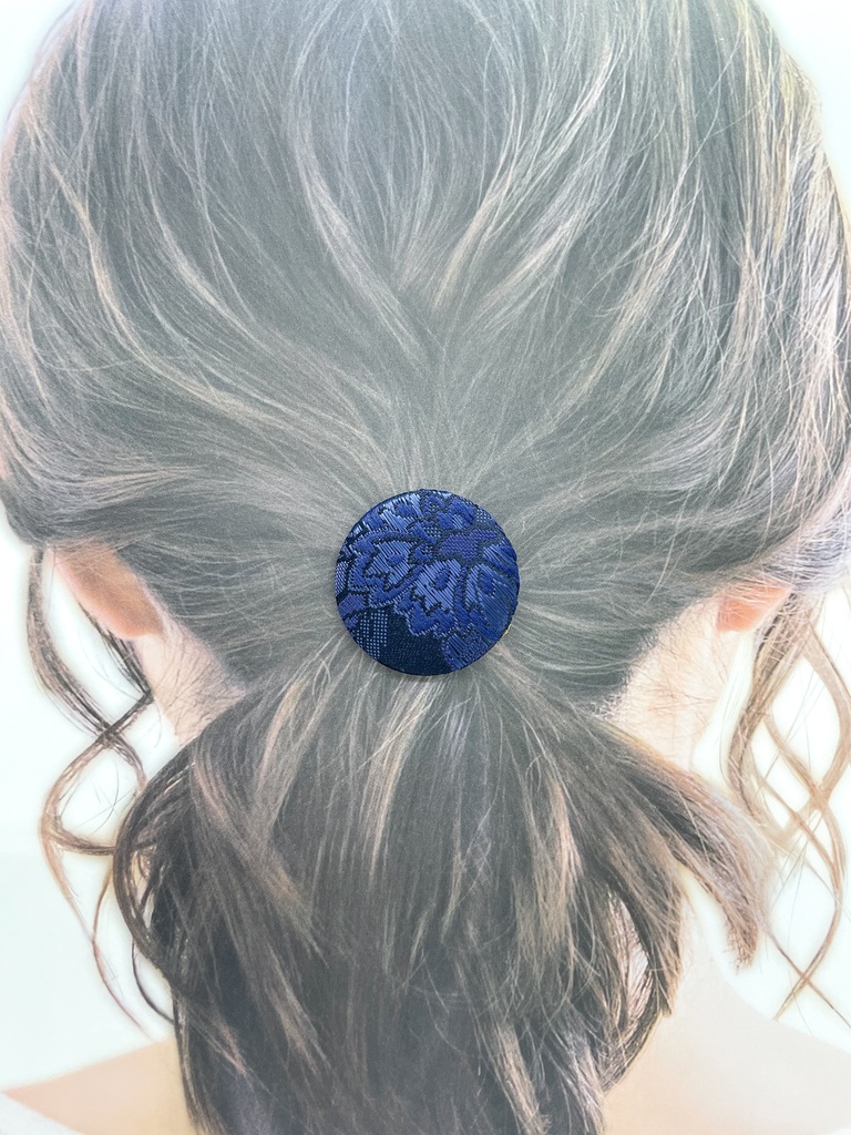 【剣が刻】金襴ヘアゴム…『唐獅子』